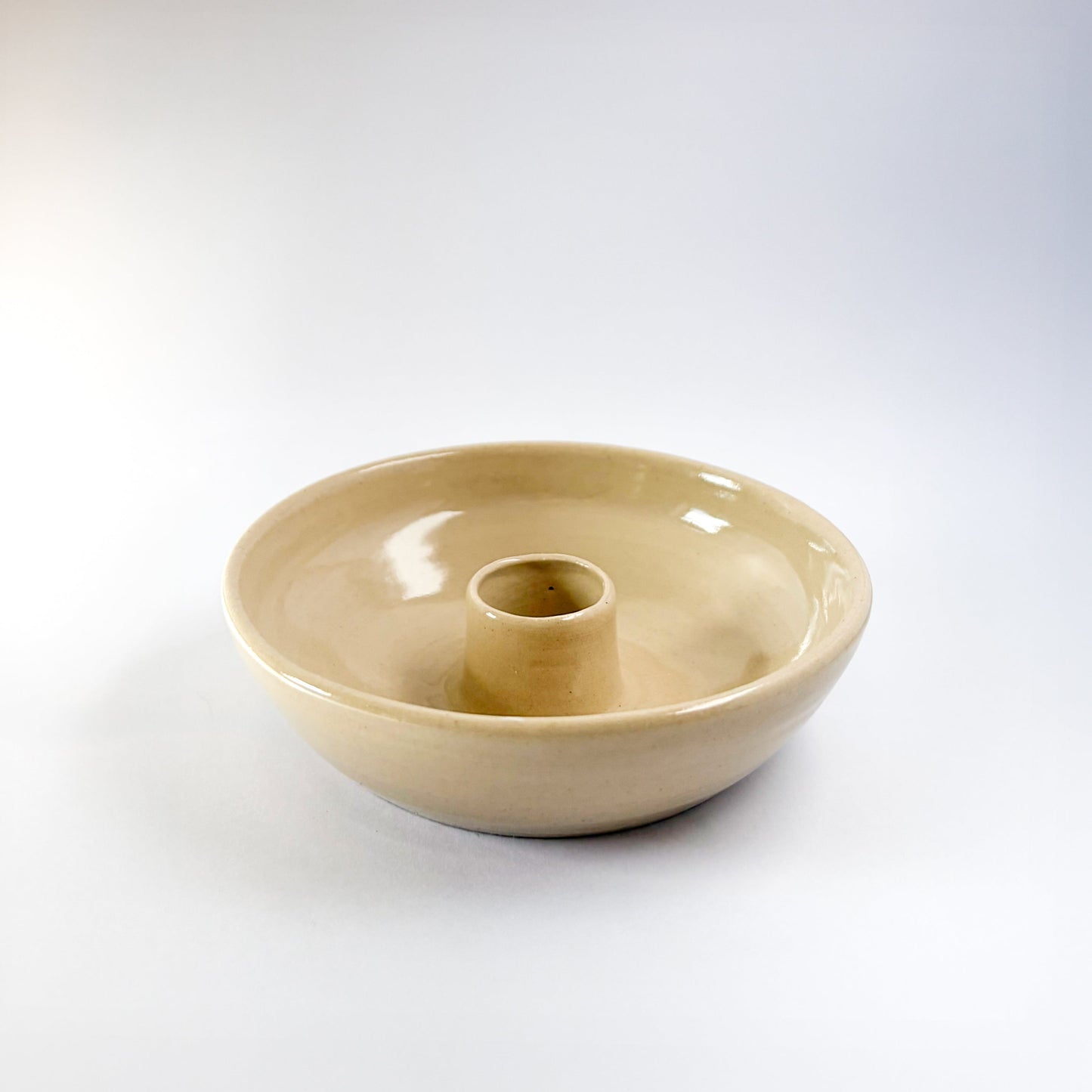 Kaarsenhouder Beige