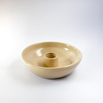 Kaarsenhouder Beige